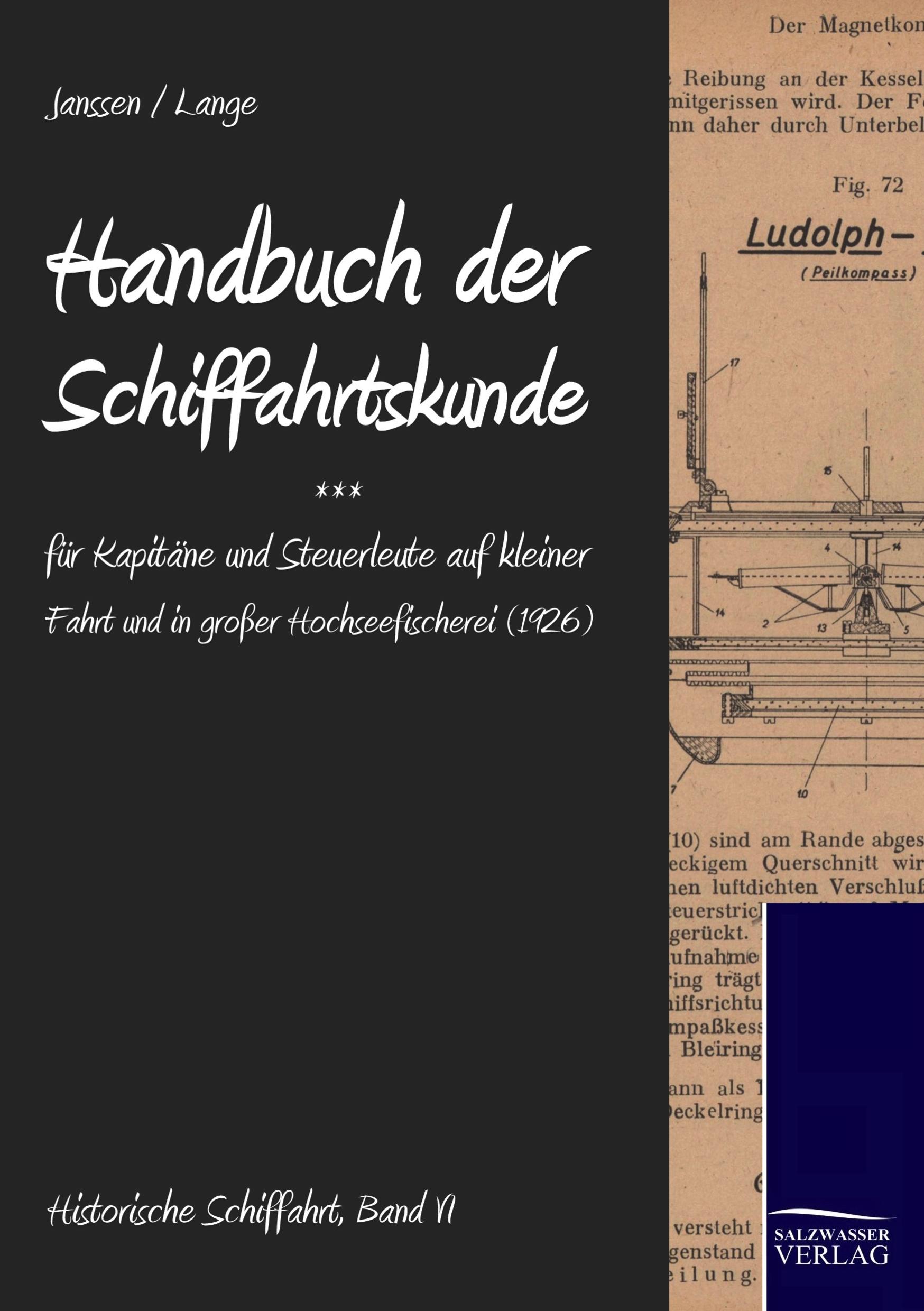 Vorderes Coverbild Handbuch der Schifffahrtskunde für Kapitäne und Steuerleute auf kleiner Fahrt und in großer Hochseefischerei