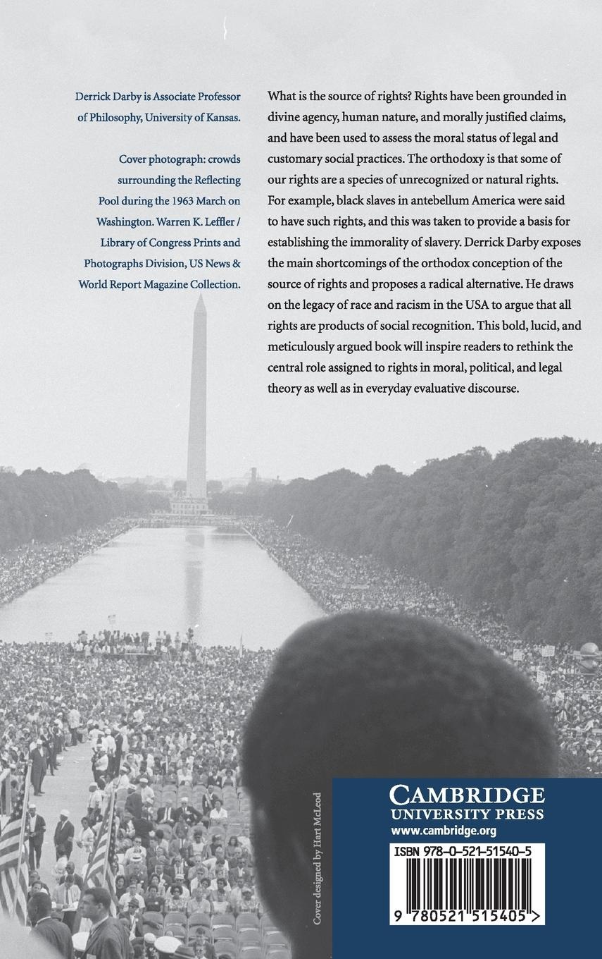 Rückseitencover Rights Race and Recognition