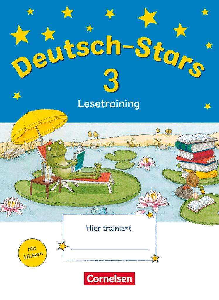 Vorderes Coverbild Deutsch-Stars 3. Schuljahr. Lesetraining