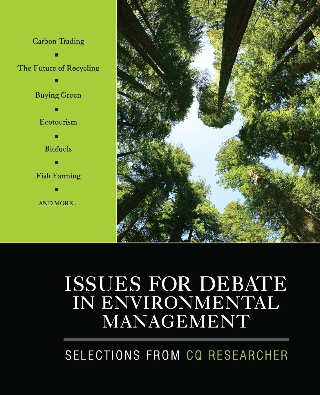 Vorderes Coverbild Issues for Debate in Environmental Management