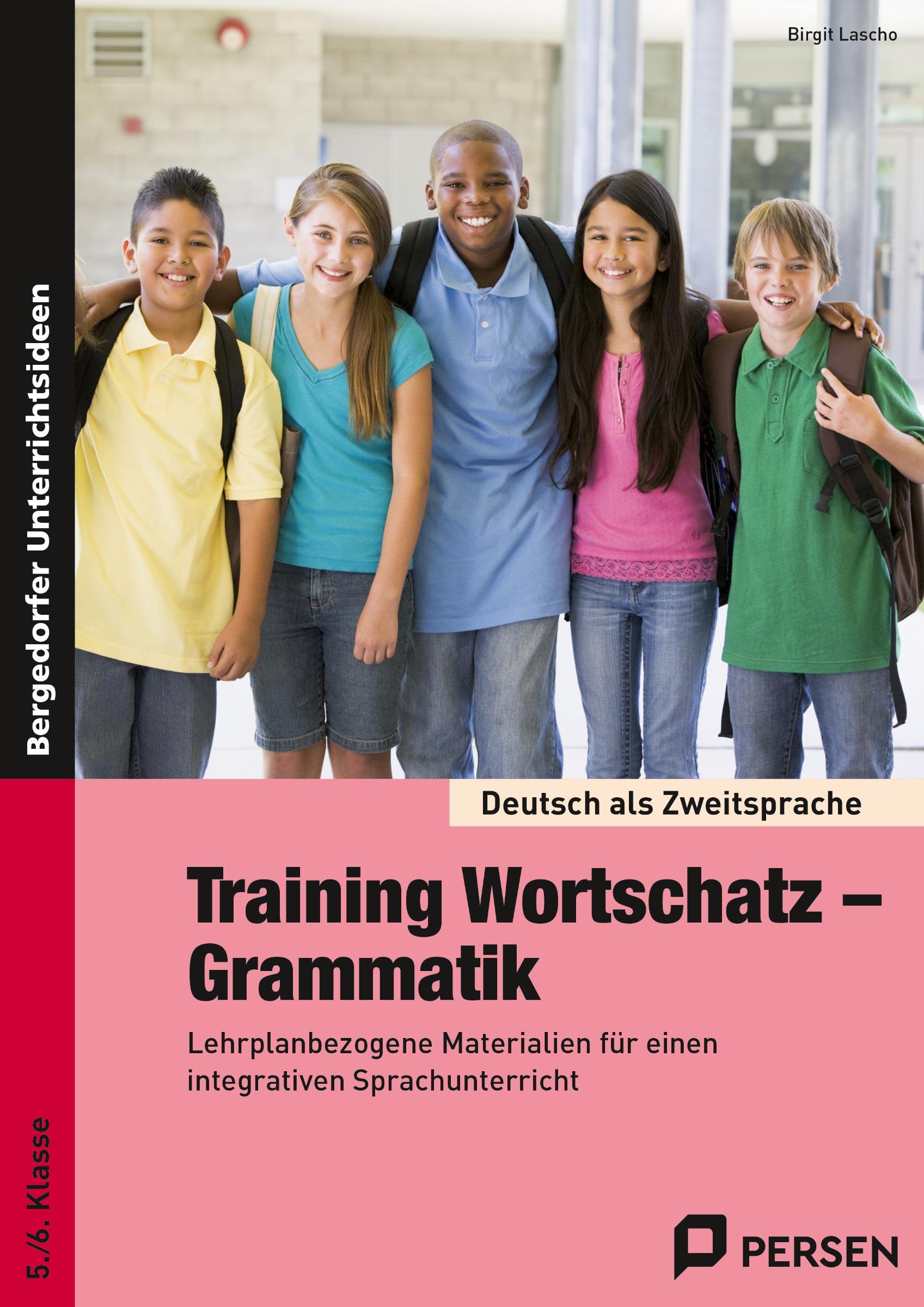 Vorderes Coverbild Training Wortschatz - Grammatik. 5./6. Klasse