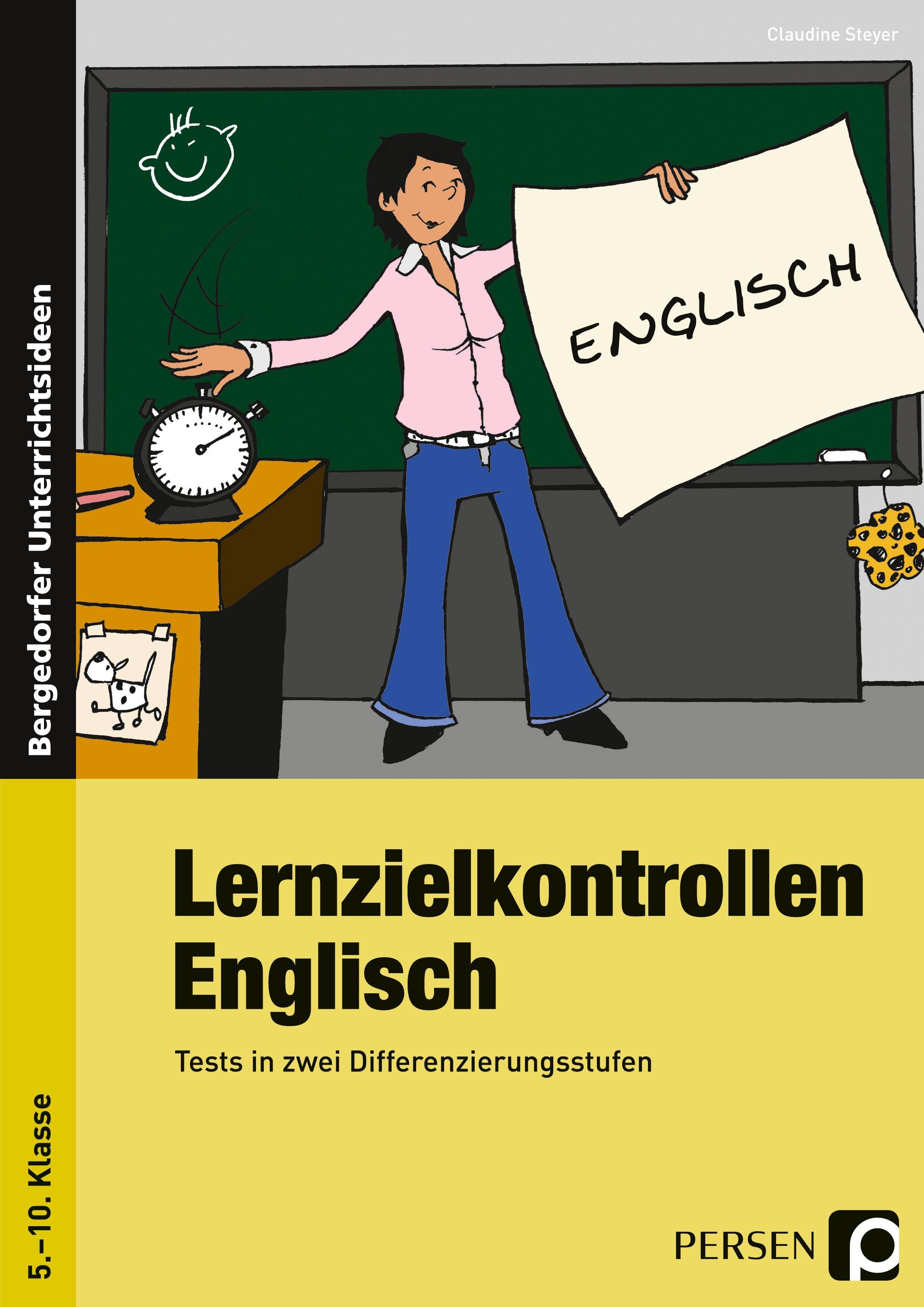 Vorderes Coverbild Lernzielkontrollen Englisch