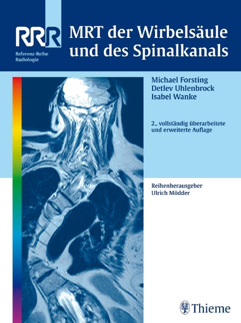 Vorderes Coverbild MRT der Wirbelsäule und des Spinalkanals