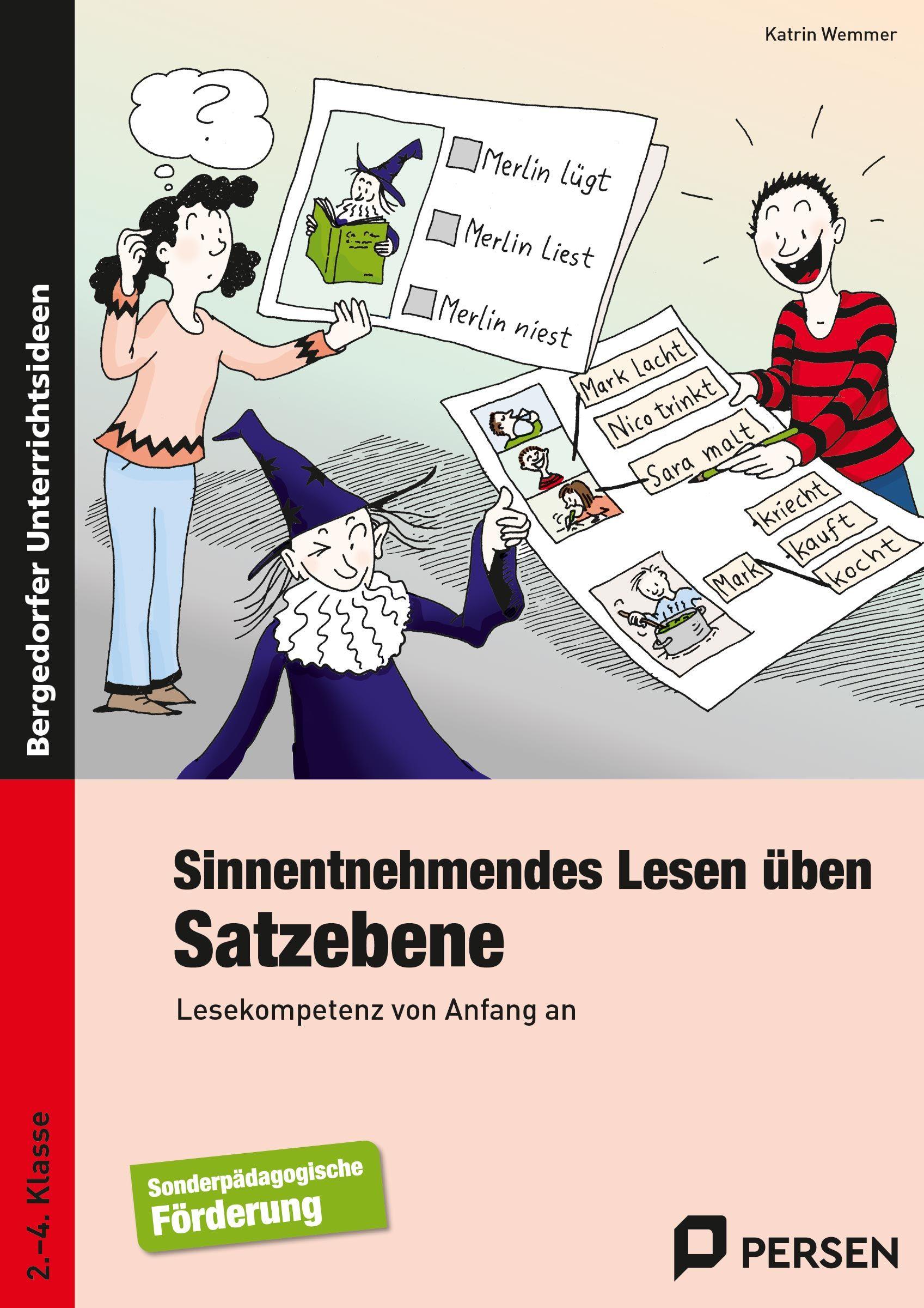 Vorderes Coverbild Sinnentnehmendes Lesen üben: Satzebene