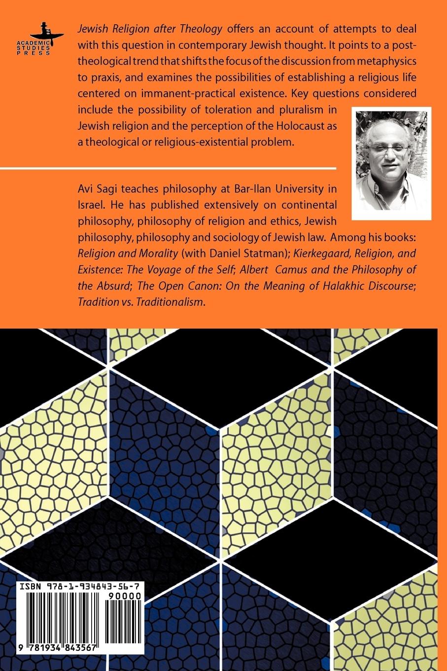 Rückseitencover Jewish Religion After Theology