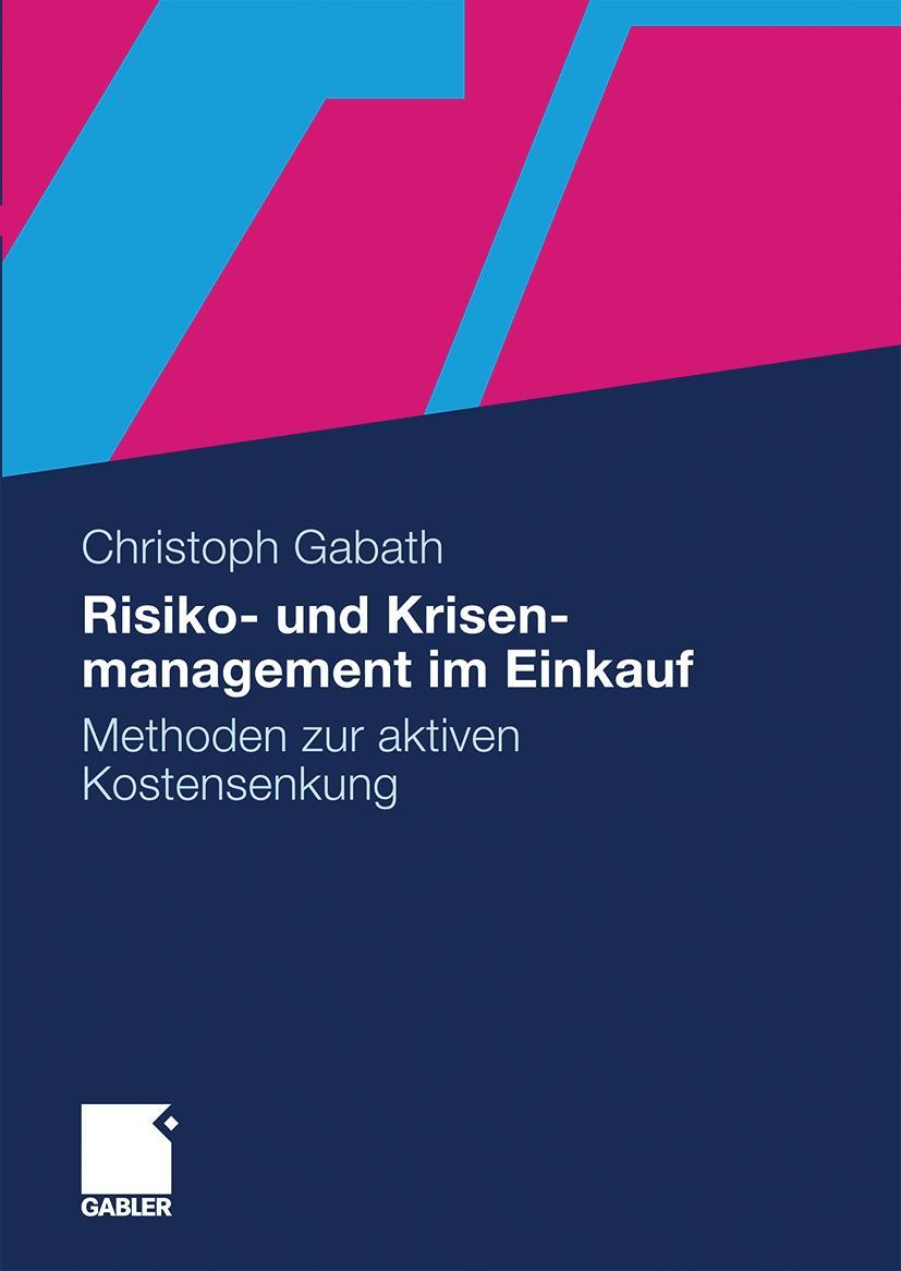Vorderes Coverbild Risiko- und Krisenmanagement im Einkauf
