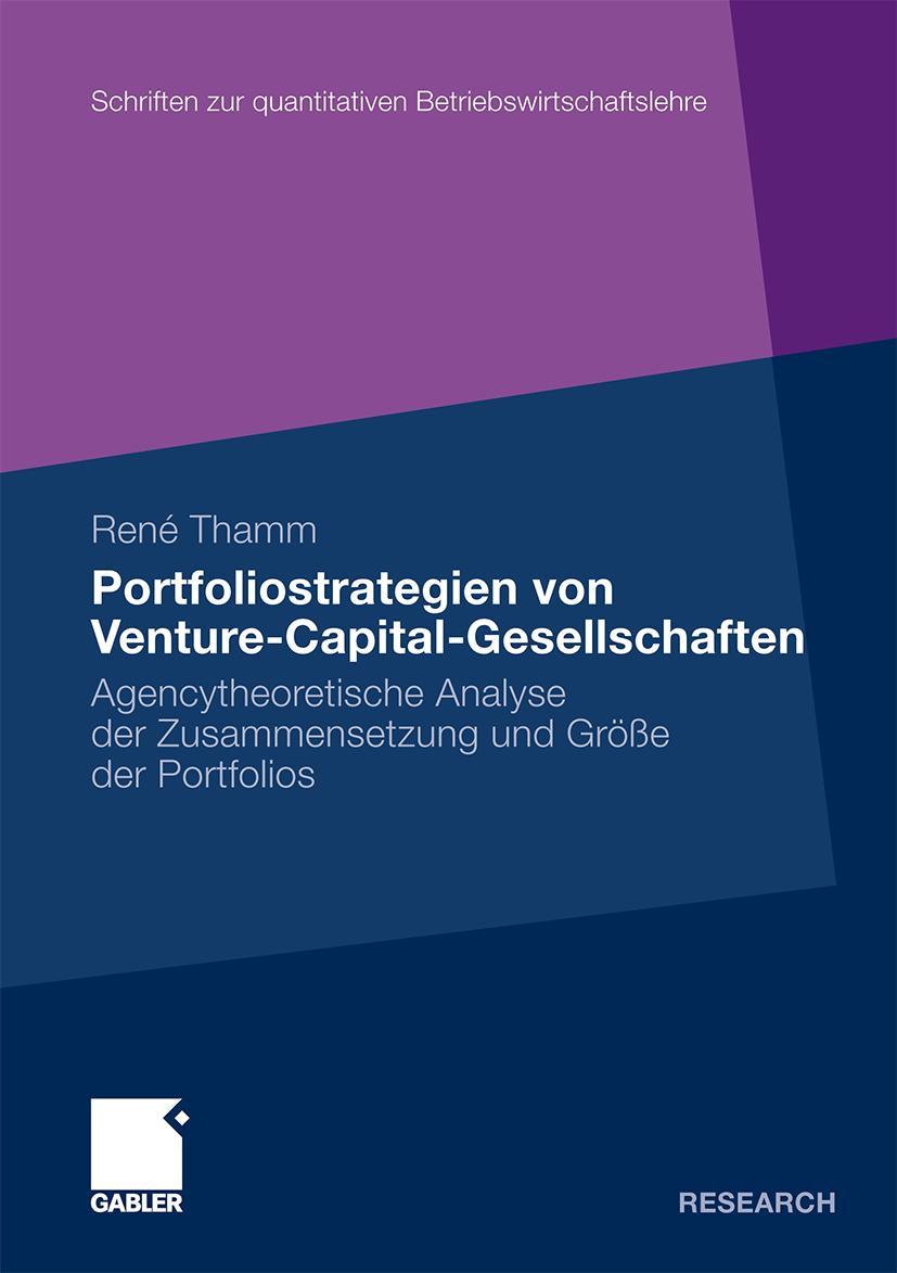 Vorderes Coverbild Portfoliostrategien von Venture-Capital-Gesellschaften