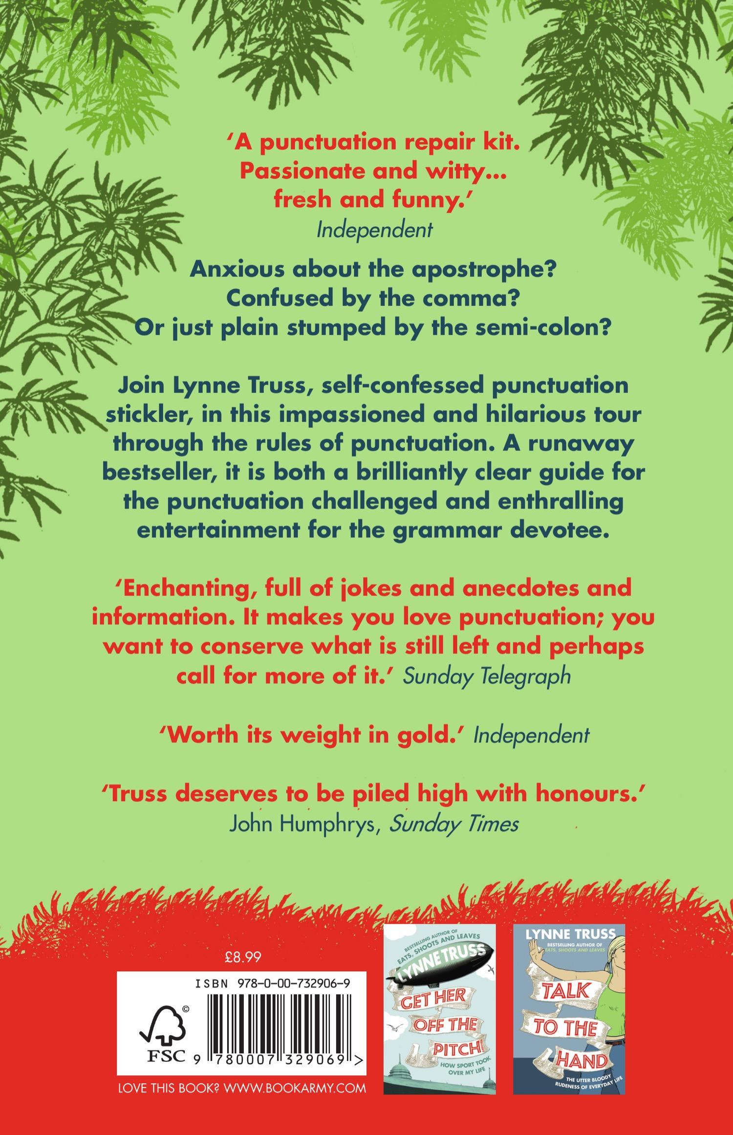 Rückseitencover Eats, Shoots and Leaves