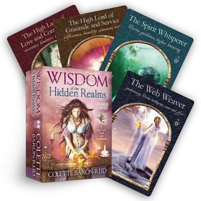 Vorderes Coverbild Wisdom of the Hidden Realms Oracle Cards