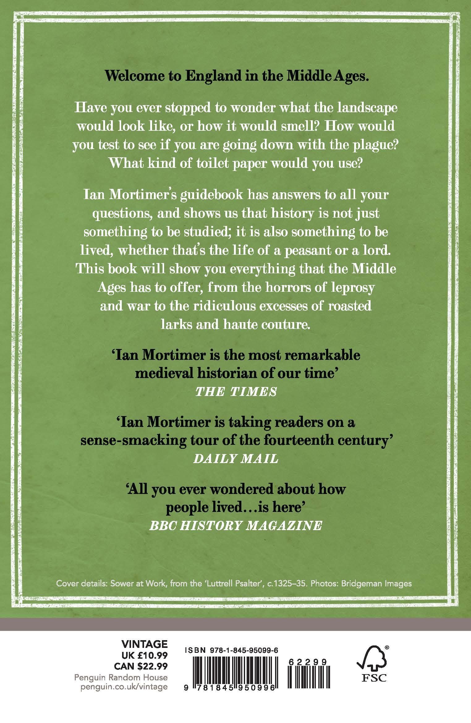 Rückseitencover The Time Traveller's Guide to Medieval England