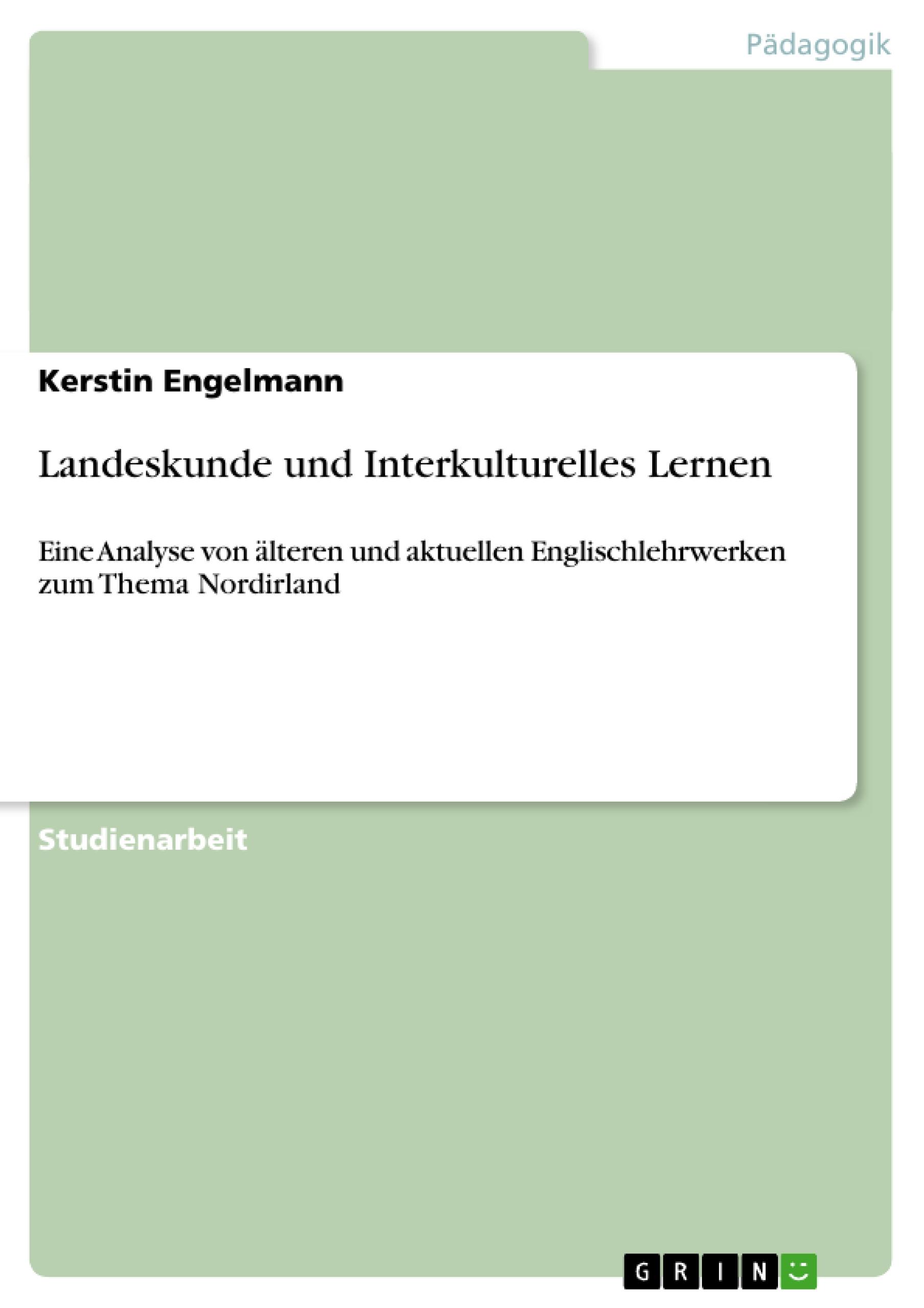 Vorderes Coverbild Landeskunde und Interkulturelles Lernen