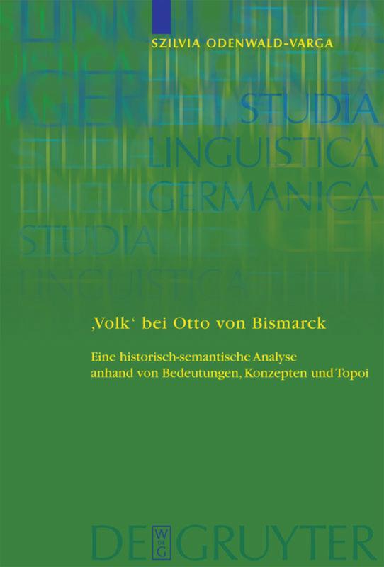 Vorderes Coverbild 'Volk' bei Otto von Bismarck