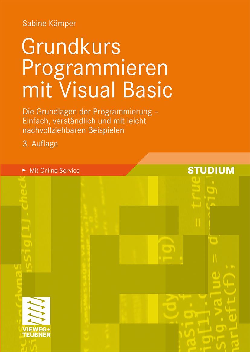 Vorderes Coverbild Grundkurs Programmieren mit Visual Basic
