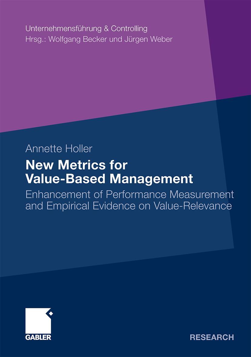 Vorderes Coverbild New Metrics for Value-Based Management