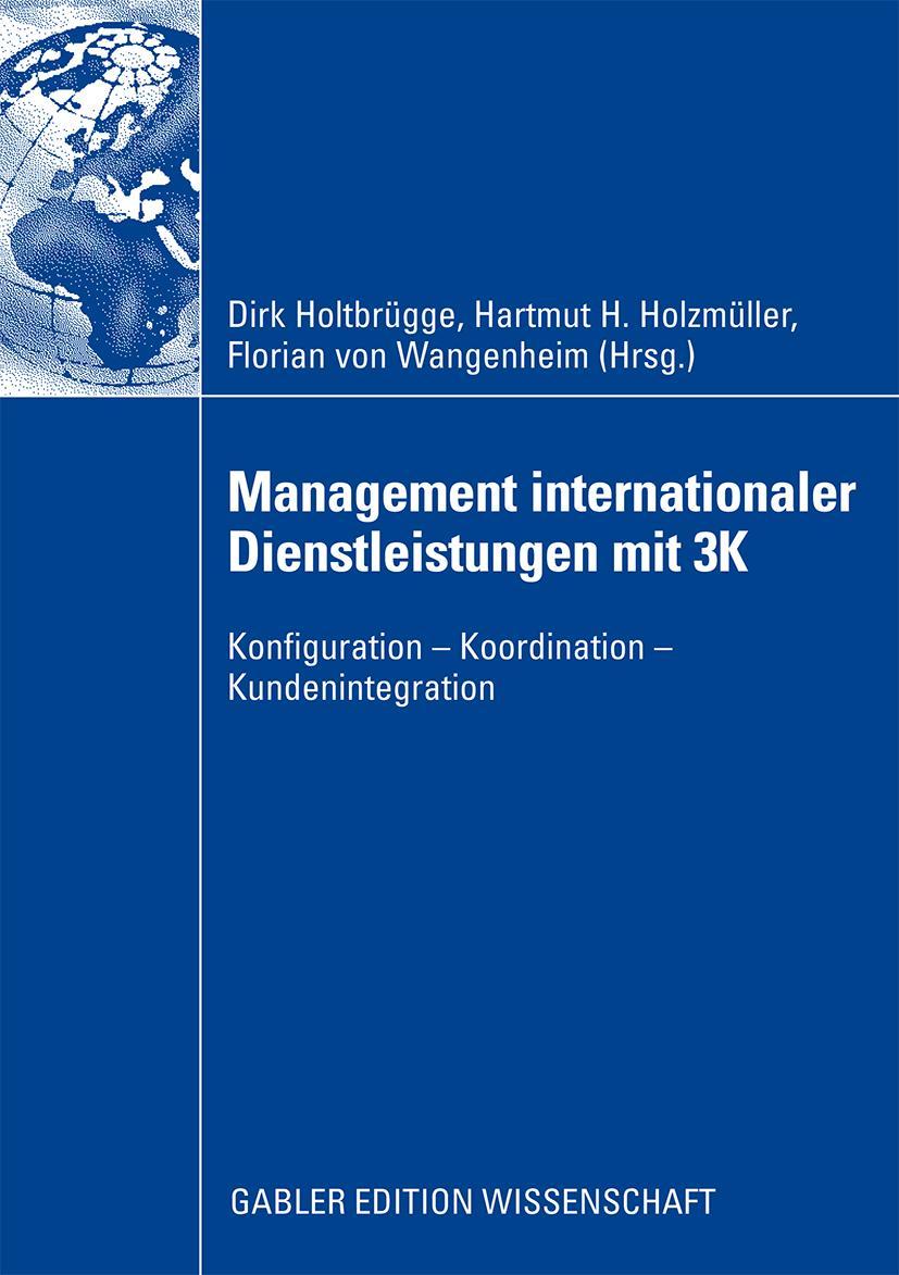 Vorderes Coverbild Management internationaler Dienstleistungen mit 3K