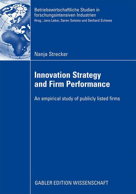 Vorderes Coverbild Innovation Strategy and Firm Performance
