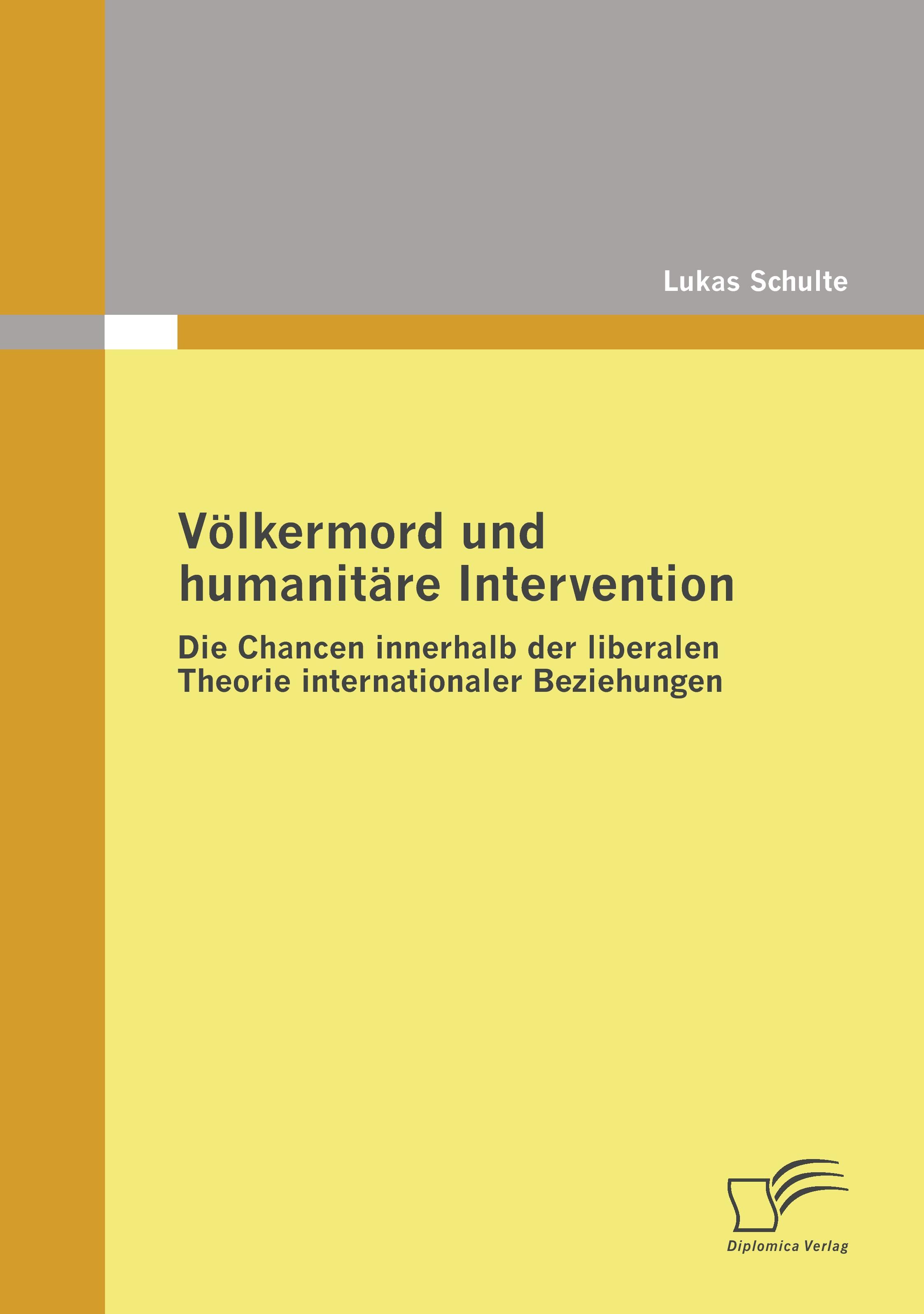 Vorderes Coverbild Völkermord und humanitäre Intervention