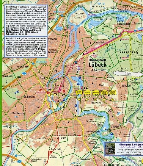 Beispielinhalt (Bild) Radwanderkarte Ostseeküsten-Radweg 2 Lübeck-Usedom 1 : 50 000