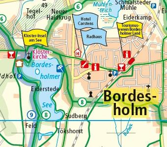 Beispielinhalt (Bild) Naturpark Aukrug - Naturpark Westensee - Bordesholmer Land. Rad- und Wanderkarte 1 : 60 000