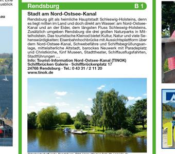 Beispielinhalt (Bild) Naturpark Aukrug - Naturpark Westensee - Bordesholmer Land. Rad- und Wanderkarte 1 : 60 000