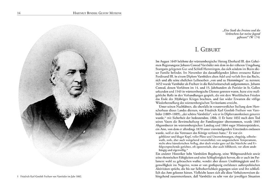 Beispielinhalt (Bild) Gustav Meyrink