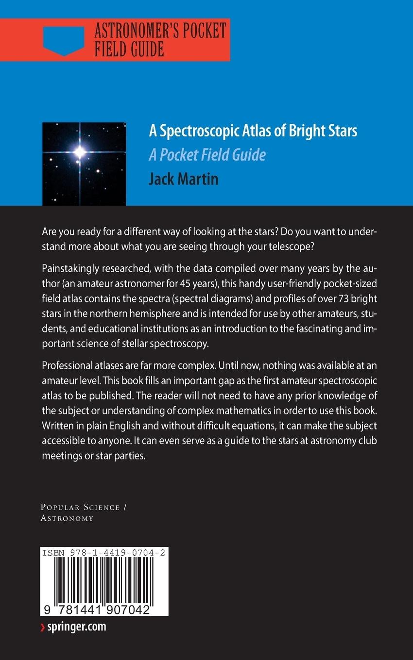 Rückseitencover A Spectroscopic Atlas of Bright Stars