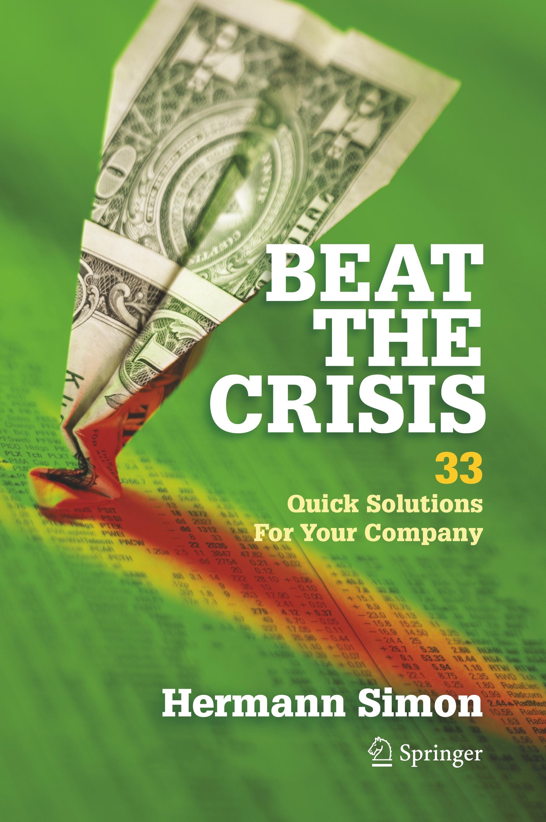 Vorderes Coverbild Beat the Crisis: 33 Quick Solutions for Your Company