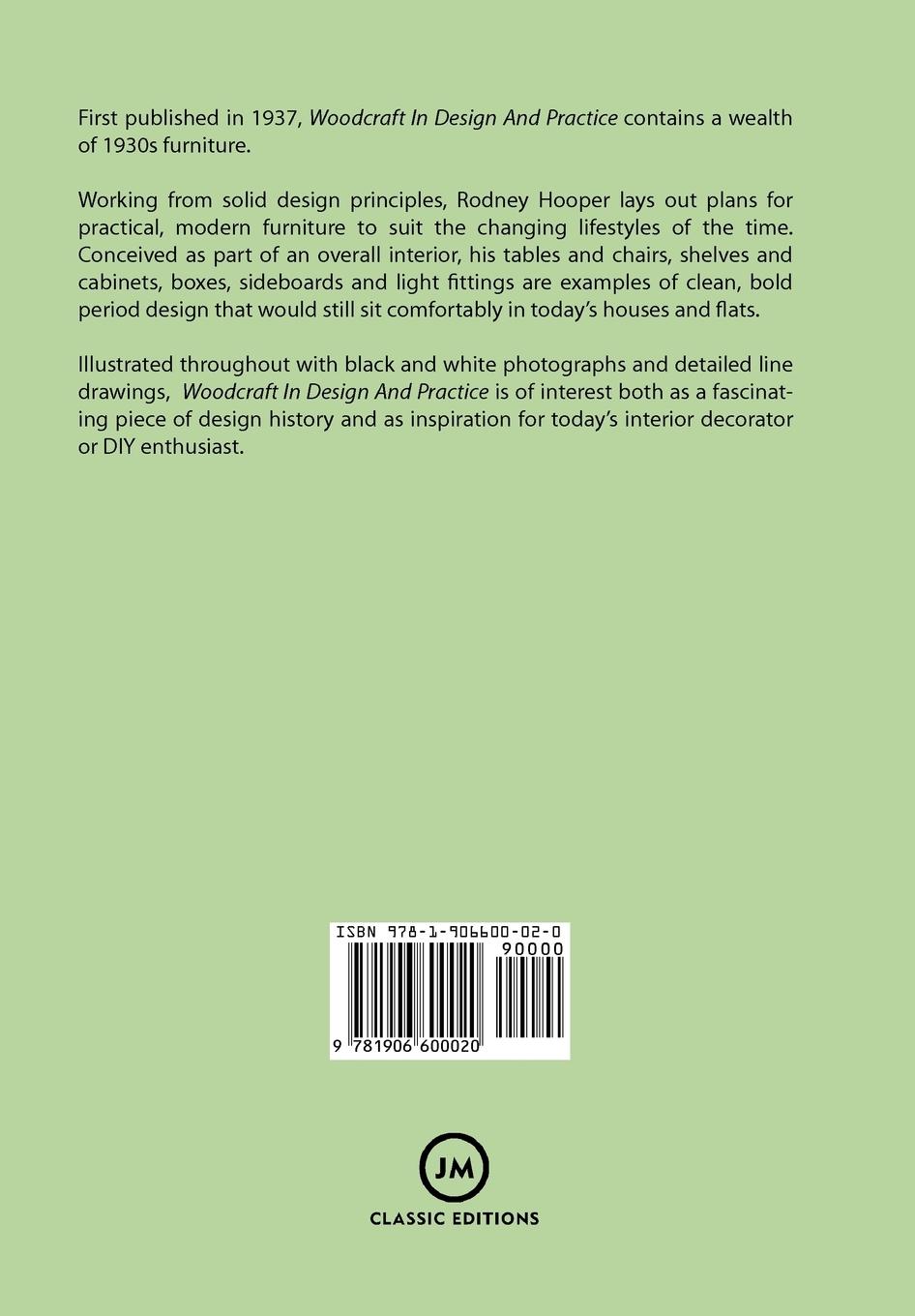 Rückseitencover Woodcraft In Design And Practice