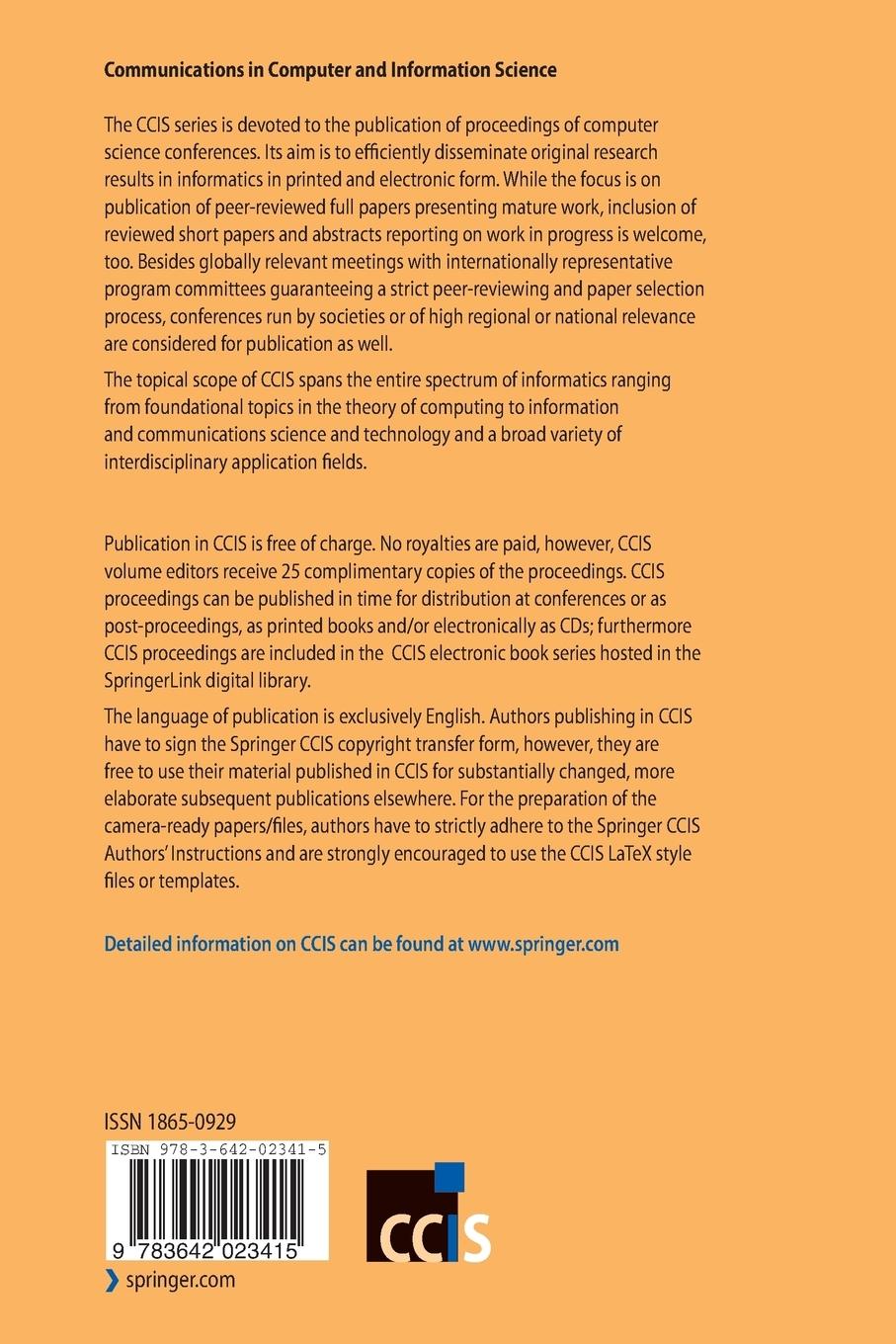 Rückseitencover Applied Computing, Computer Science, and Advanced Communication