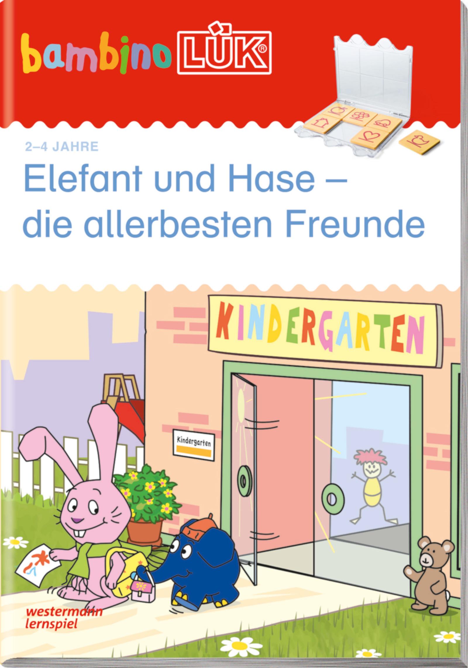 Vorderes Coverbild Lük. Bambino. Elefant und Hase, die allerbesten Freunde: Basales Training