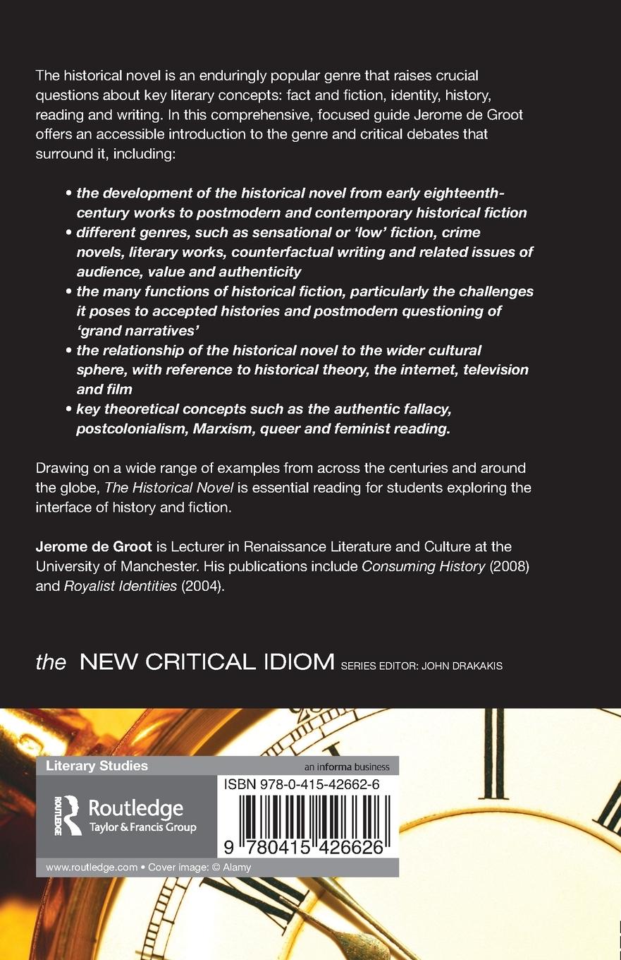 Rückseitencover The Historical Novel