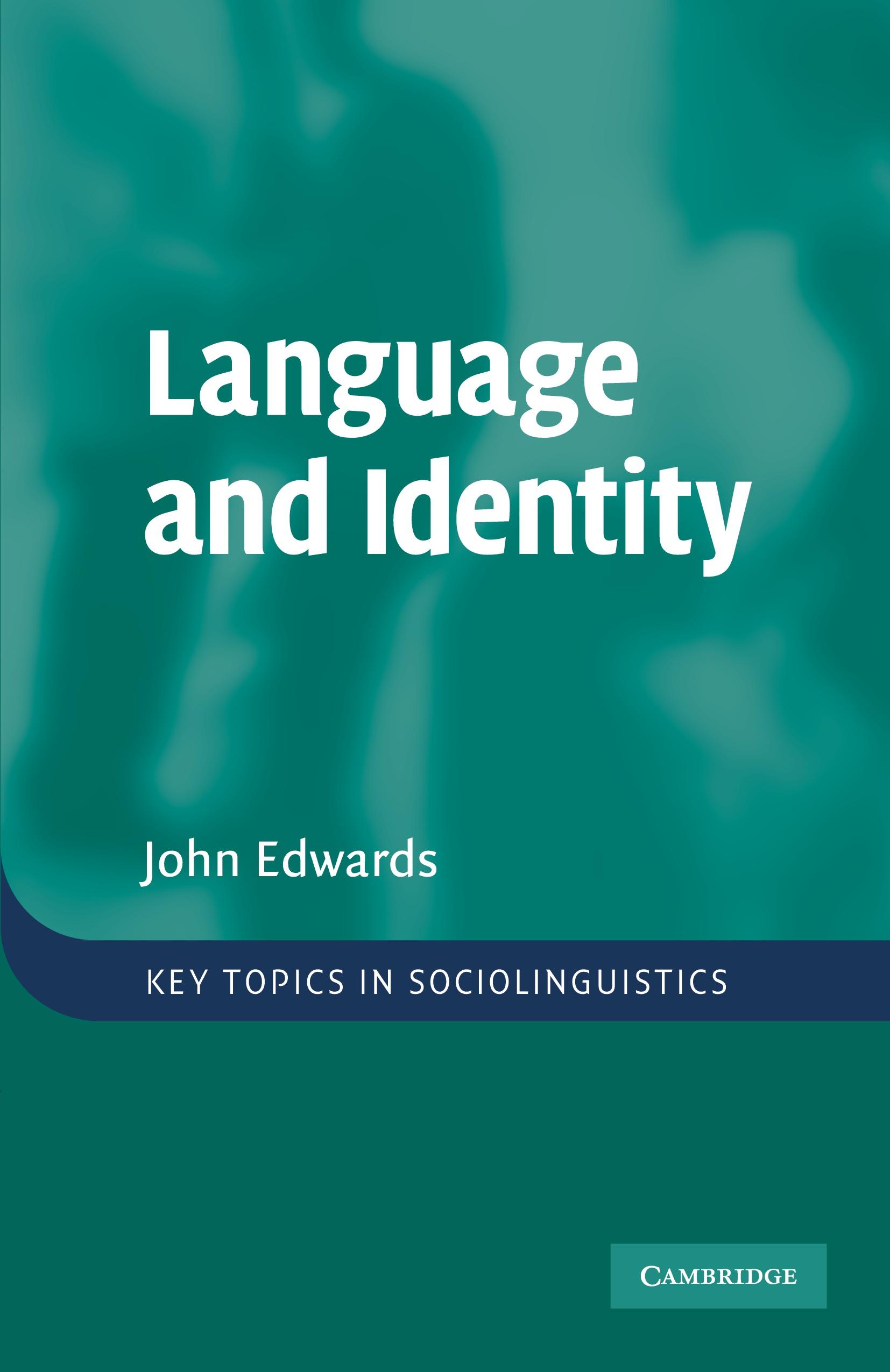 Vorderes Coverbild Language and Identity