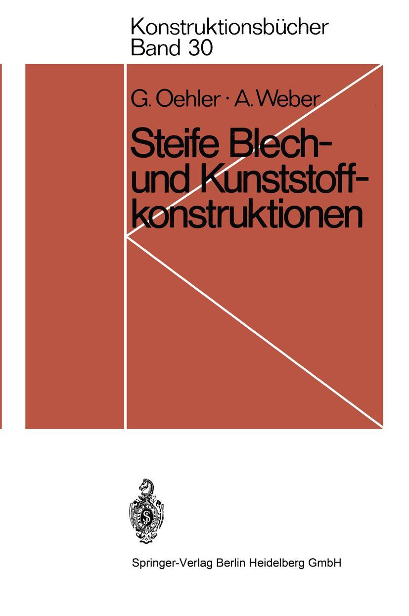 Vorderes Coverbild Steife Blech- und Kunststoffkonstruktionen