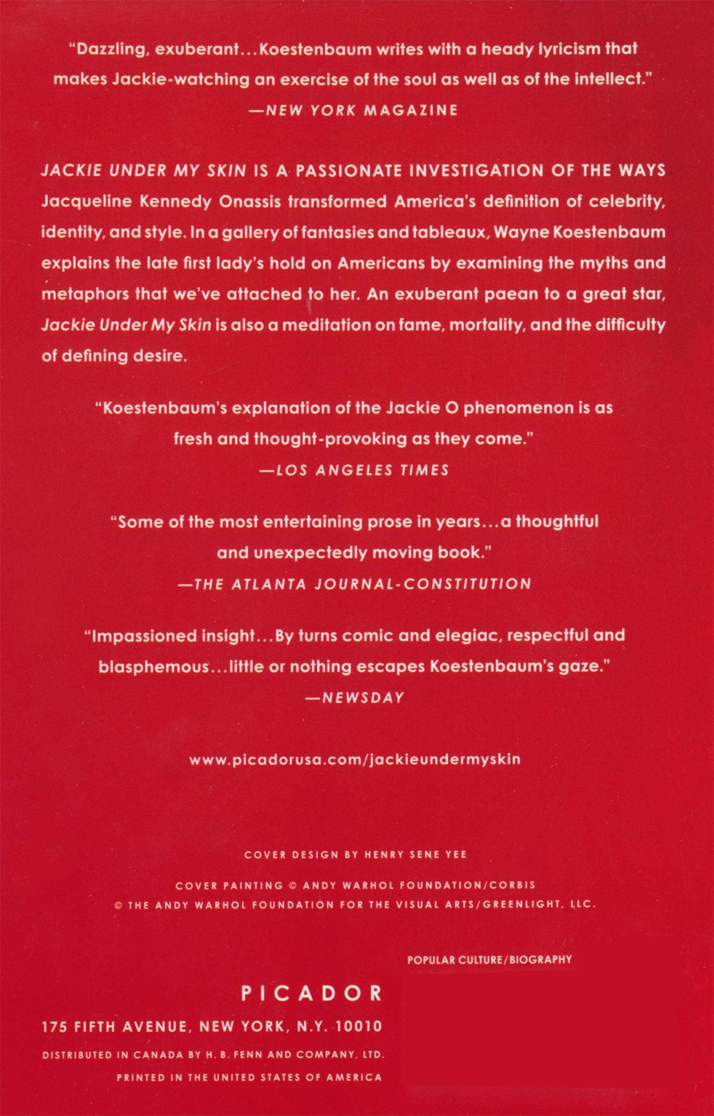 Rückseitencover Jackie Under My Skin