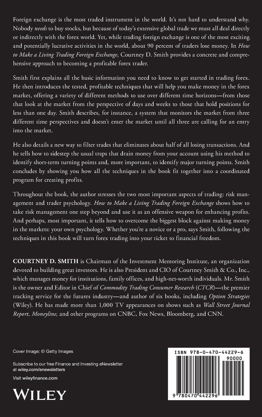 Rückseitencover How to Make a Living Trading Foreign Exchange