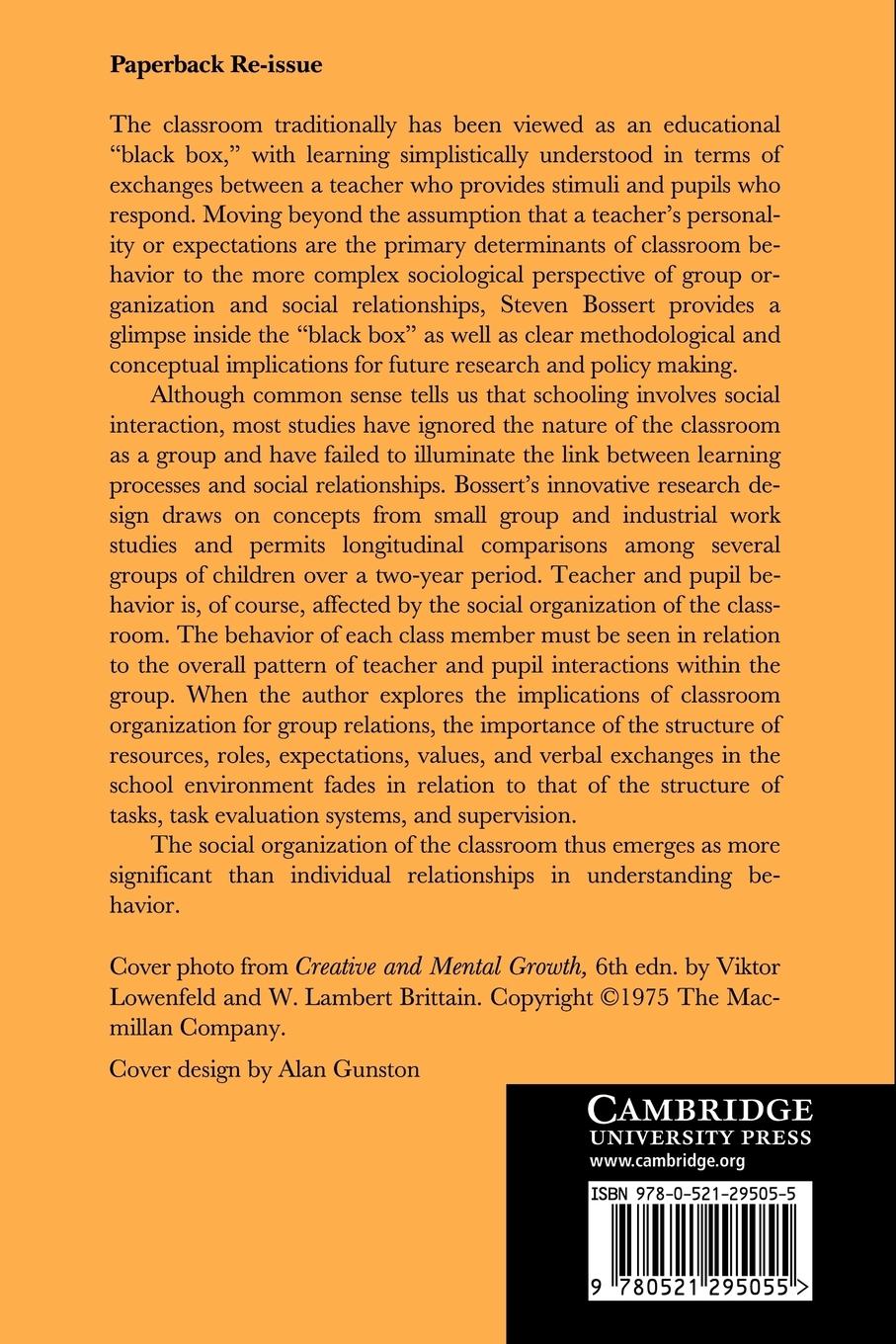 Rückseitencover Tasks and Social Relationships in Classrooms