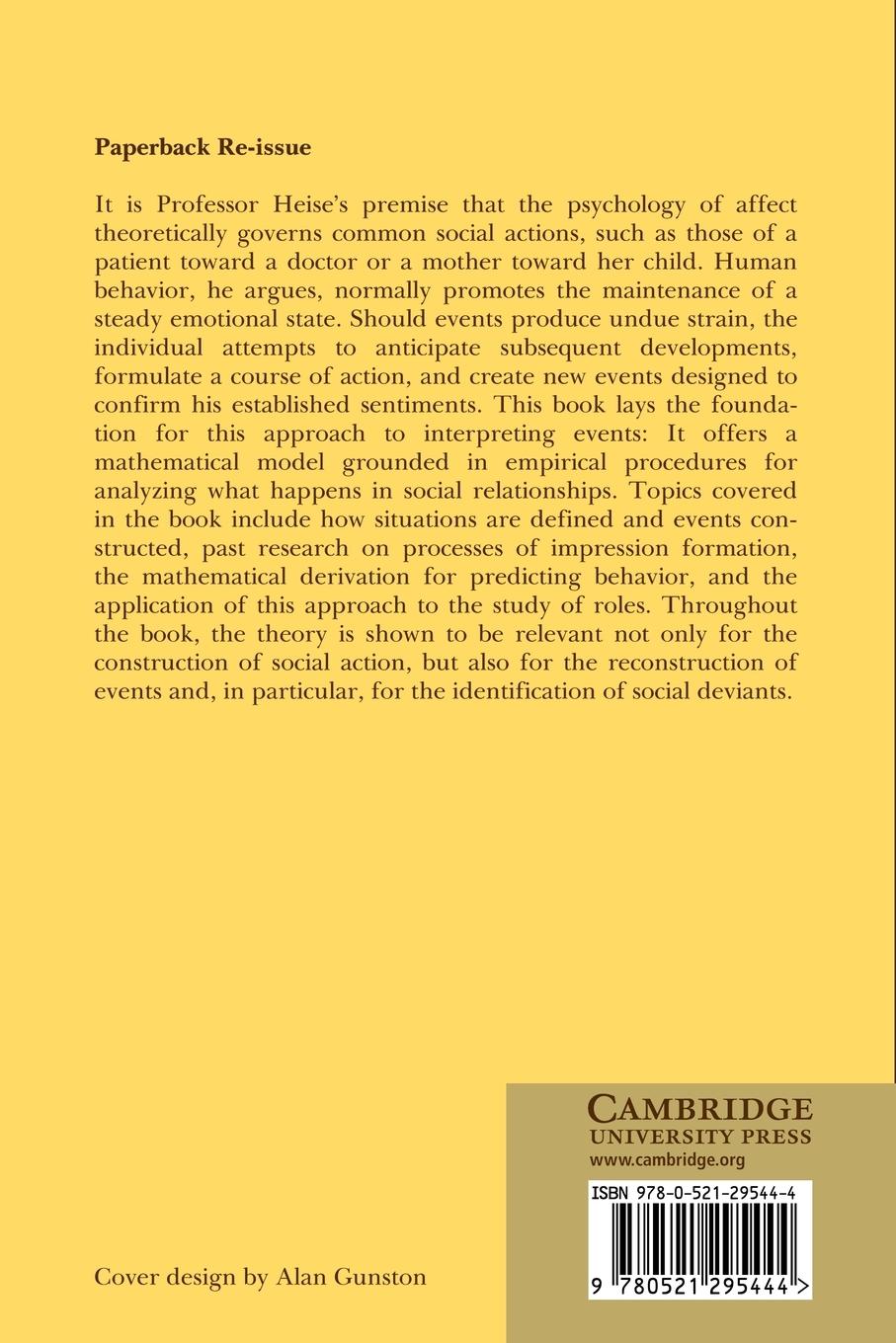 Rückseitencover Understanding Events