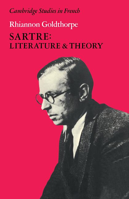 Vorderes Coverbild Sartre