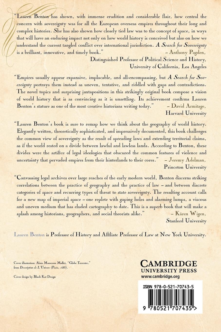Rückseitencover A Search for Sovereignty