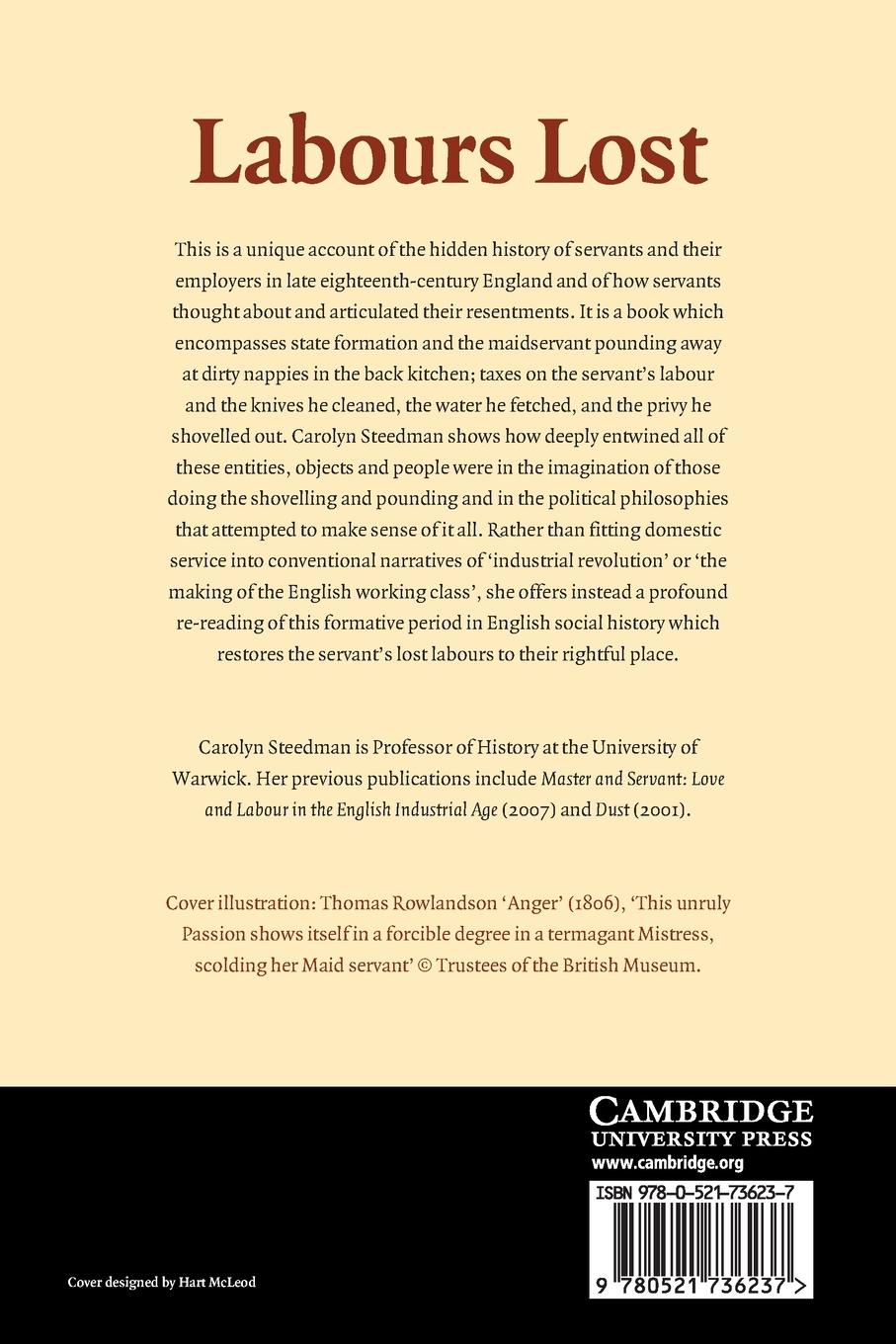 Rückseitencover Labours Lost