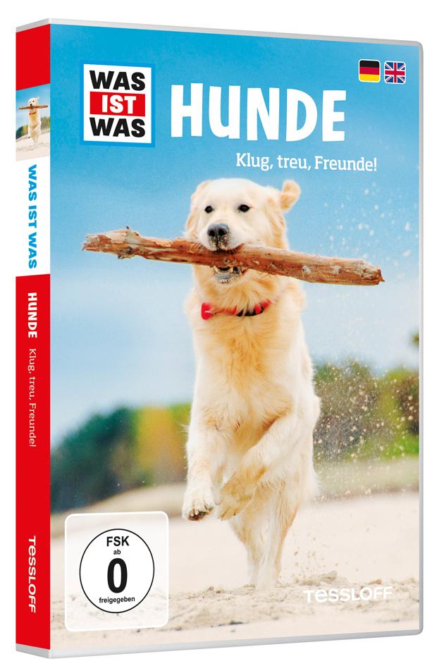 Vorderes Coverbild WAS IST WAS DVD Hunde. Klug, treu, Freunde!