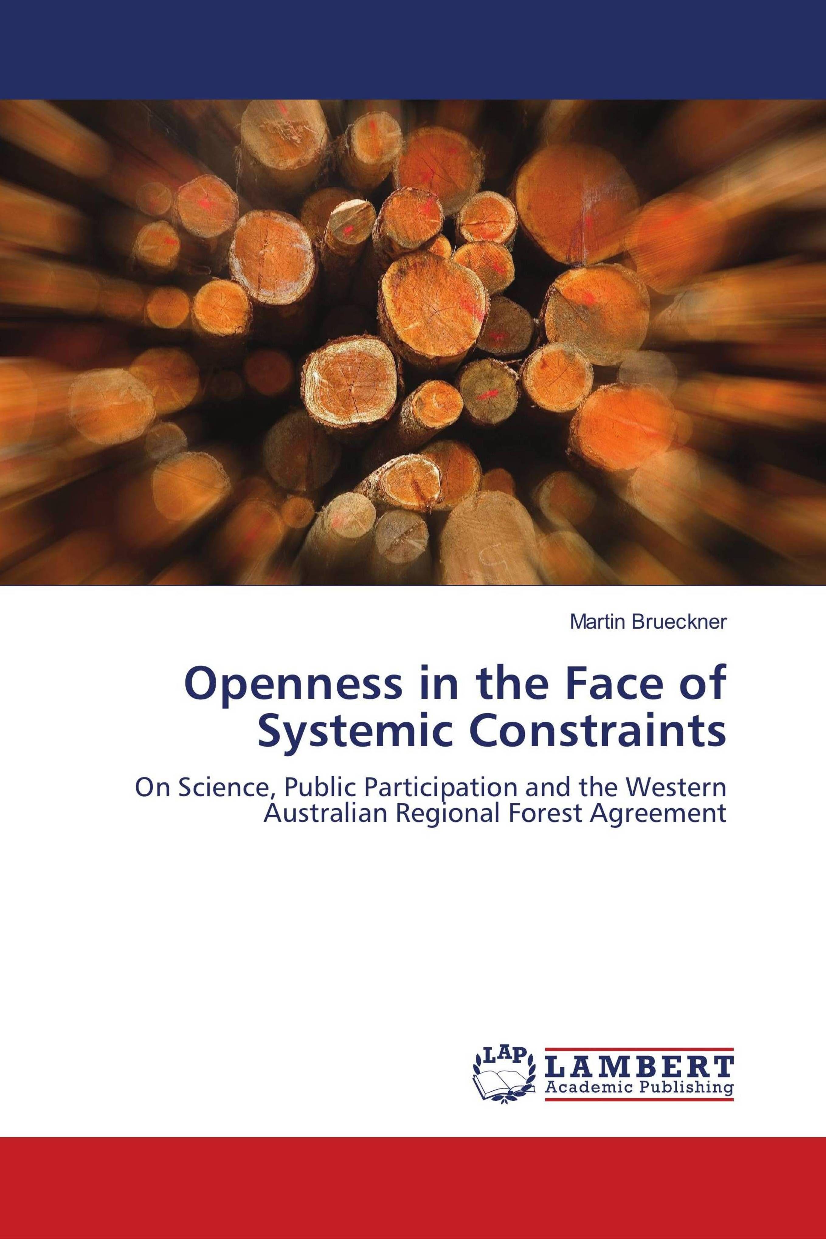 Vorderes Coverbild Openness in the Face of Systemic Constraints