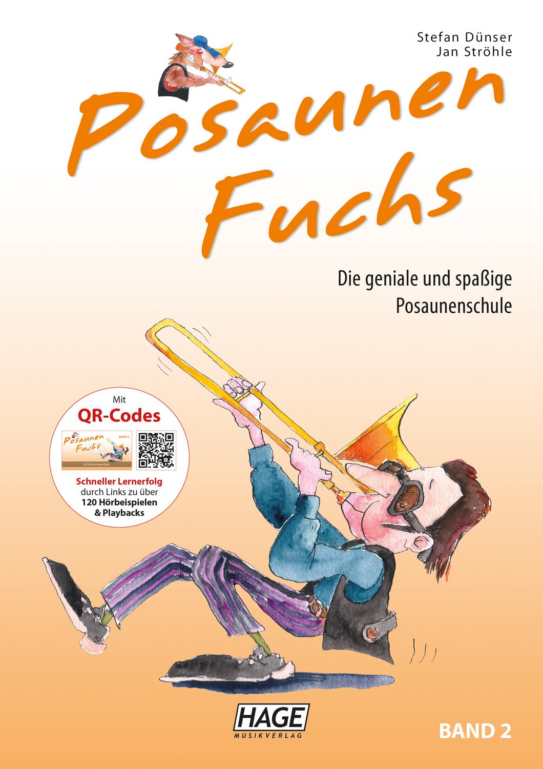 Vorderes Coverbild Posaunen Fuchs Band 2