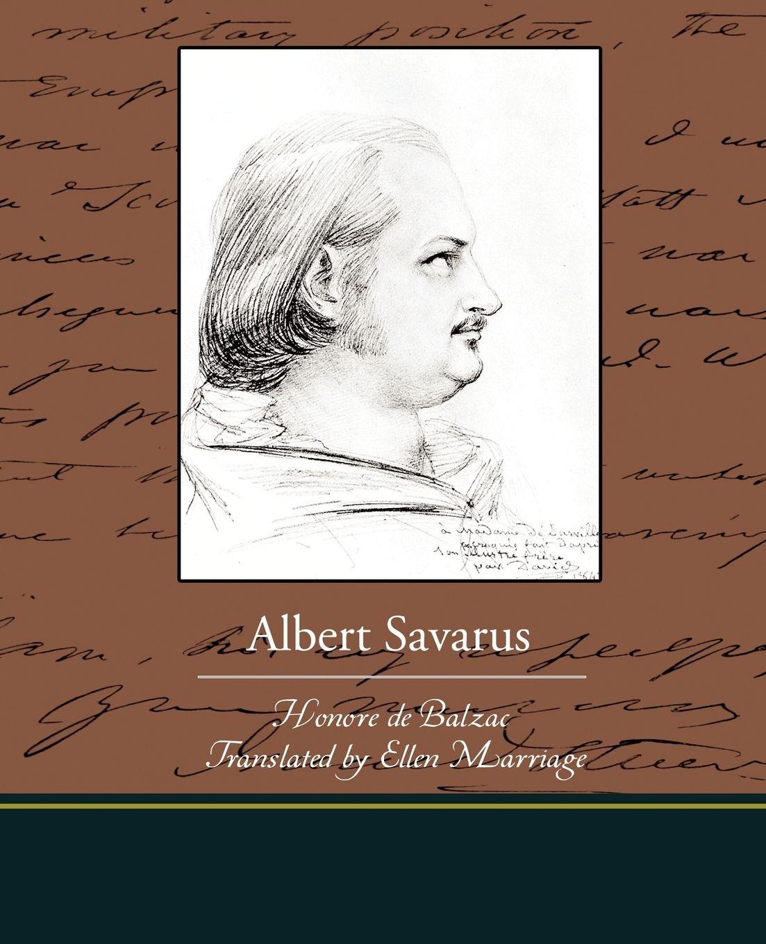 Vorderes Coverbild Albert Savarus