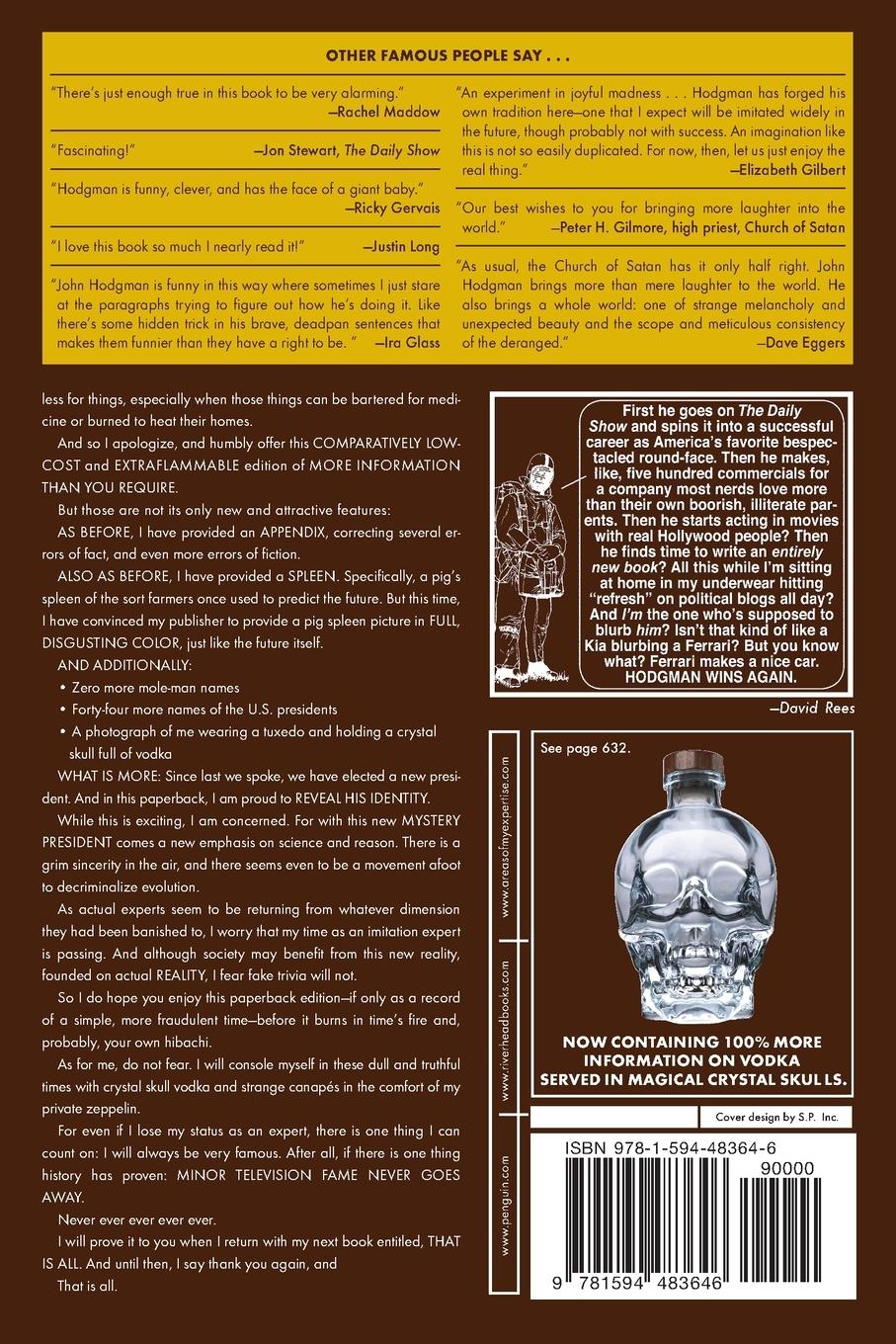 Rückseitencover More Information Than You Require