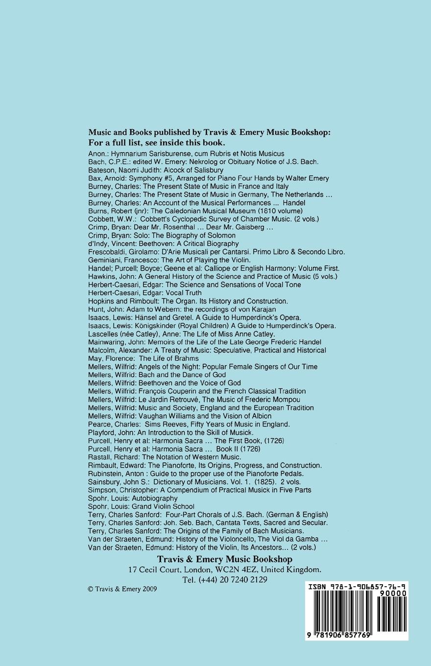 Rückseitencover Beethoven. A Critical Biography. [Facsimile of First English edition 1912].