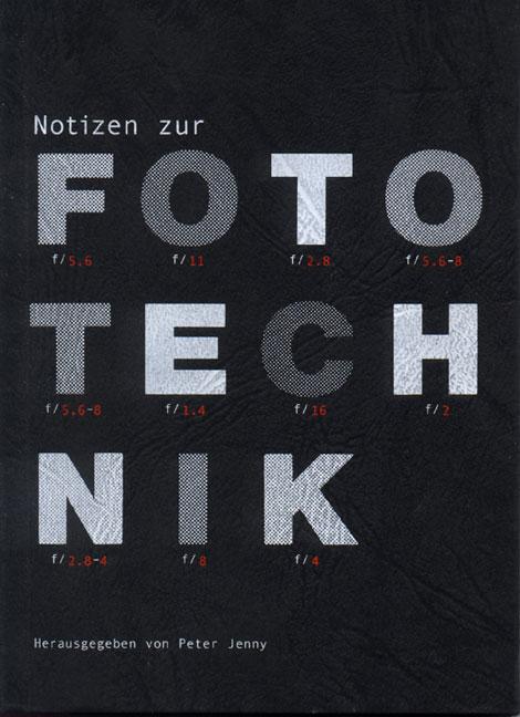 Vorderes Coverbild Notizen zur Fototechnik
