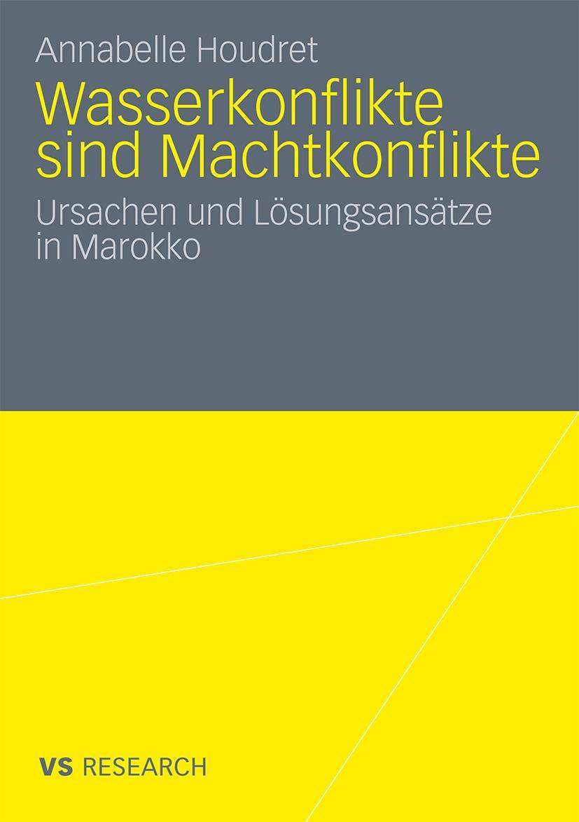 Vorderes Coverbild Wasserkonflikte sind Machtkonflikte
