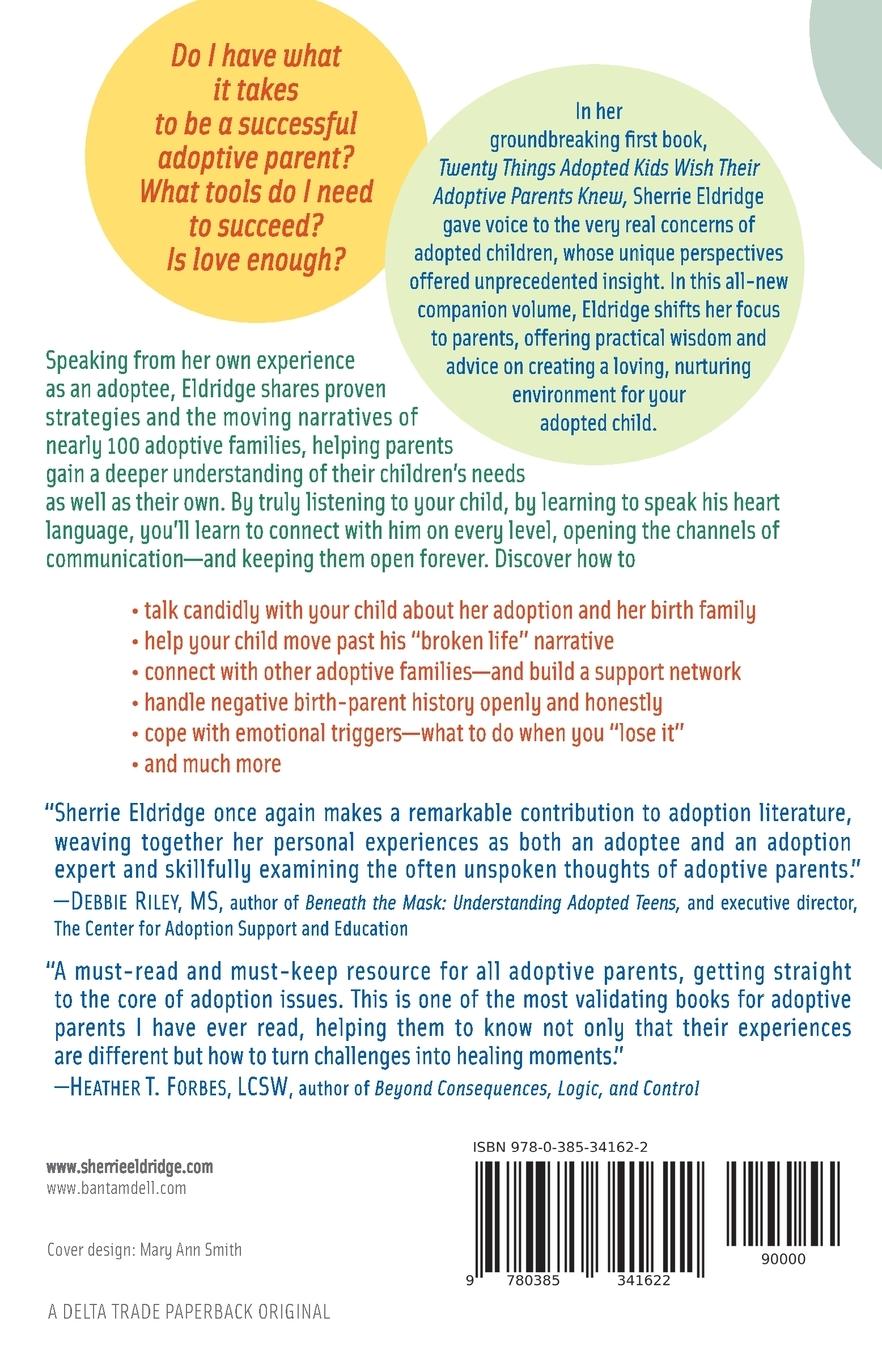 Rückseitencover 20 Things Adoptive Parents Need to Succeed