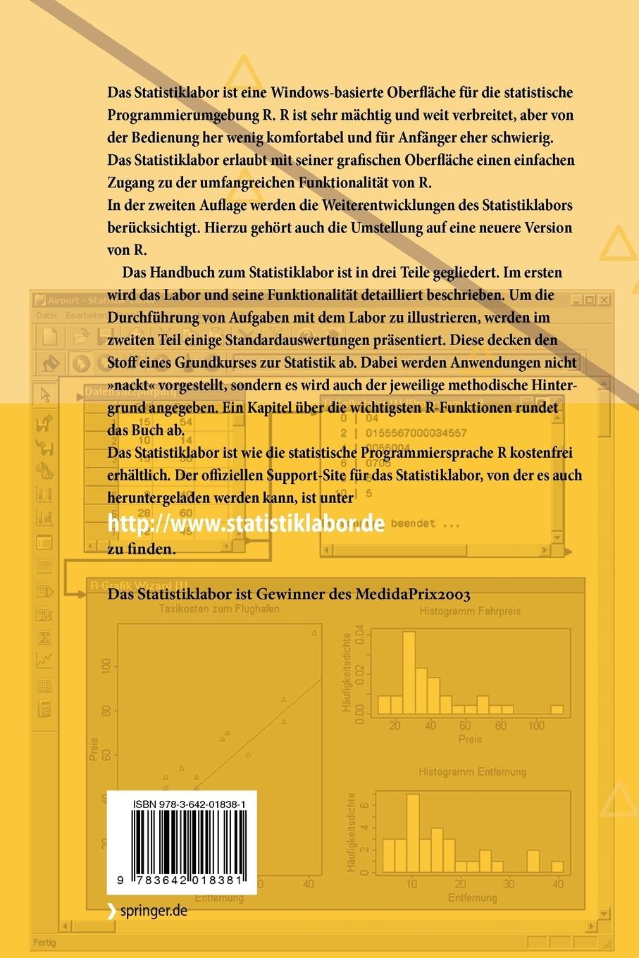 Rückseitencover Das Statistiklabor